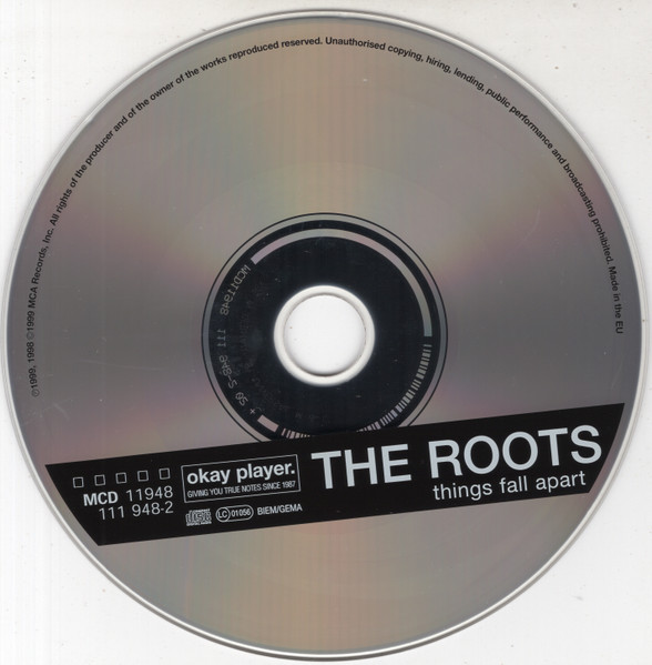 The Roots - Things Fall Apart | MCA Records (MCD 11948) - 3