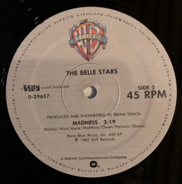 The Belle Stars - Sign Of The Times | Stiff Records (9 29657-0 A) - 4 The Belle Stars - Sign Of The Times | Stiff Records (9 29657-0 A) - 4