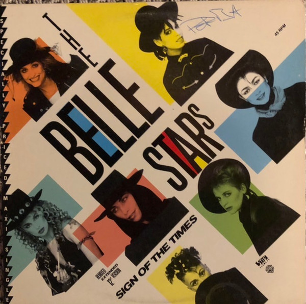 The Belle Stars - Sign Of The Times | Stiff Records (9 29657-0 A) - main The Belle Stars - Sign Of The Times | Stiff Records (9 29657-0 A) - main
