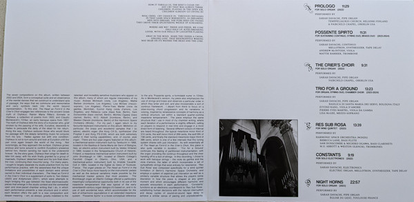 Sarah Davachi - The Head As Form’d In The Crier’s Choir | Late Music (LMXLP) - 2 Sarah Davachi - The Head As Form’d In The Crier’s Choir | Late Music (LMXLP) - 2