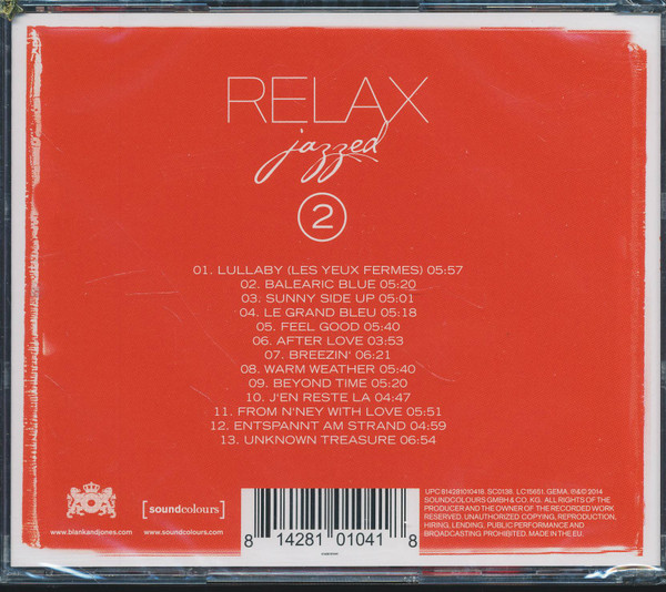 Blank & Jones , Marcus Loeber - Relax Jazzed 2 By Marcus Loeber | Soundcolours (SC0138) - 2
