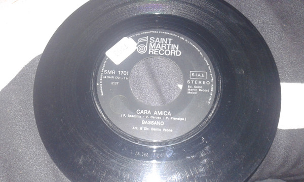 Antonio Bassano Sarri - Cara Amica | Saint Martin Record (SMR 1701) - 2