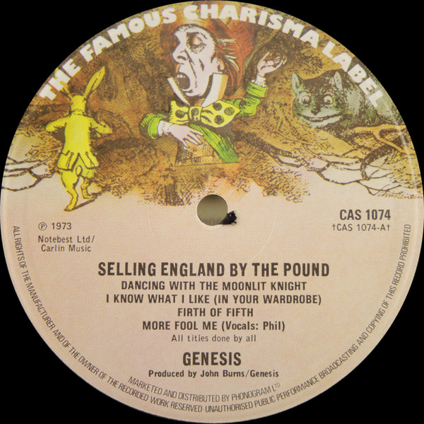 Genesis - Selling England By The Pound | Charisma (CAS 1074) - 2 Genesis - Selling England By The Pound | Charisma (CAS 1074) - 2