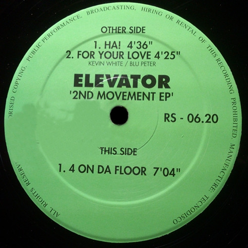 Elevator - 2nd Movement EP | Roses Records (RS 06.20) - 2