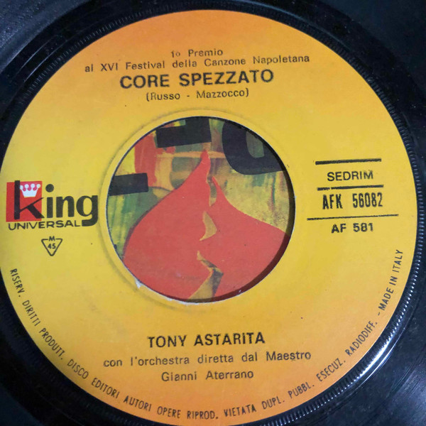 Tony Astarita - Core Spezzato | King Universal (AFK 56082) - 2