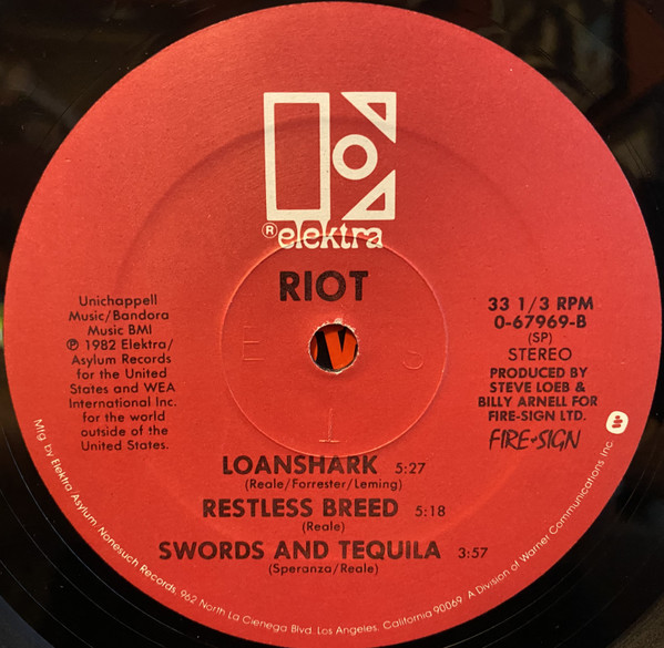 Riot - Riot Live | Elektra (0-67969 A) - 4