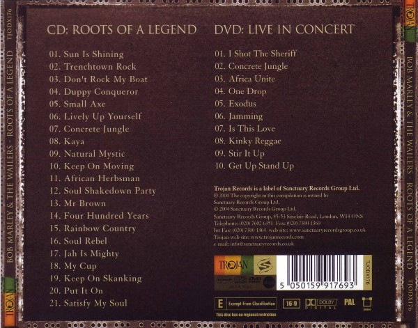 Bob Marley & The Wailers - Roots Of A Legend | Trojan Records (TJODX176) - 2 Bob Marley & The Wailers - Roots Of A Legend | Trojan Records (TJODX176) - 2