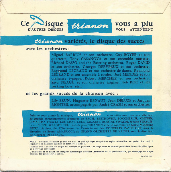 Michel Rullier Et Son Ensemble , Michel Rullier Et Son Ensemble - Marche Des Mineurs | Trianon (45.045) - 2