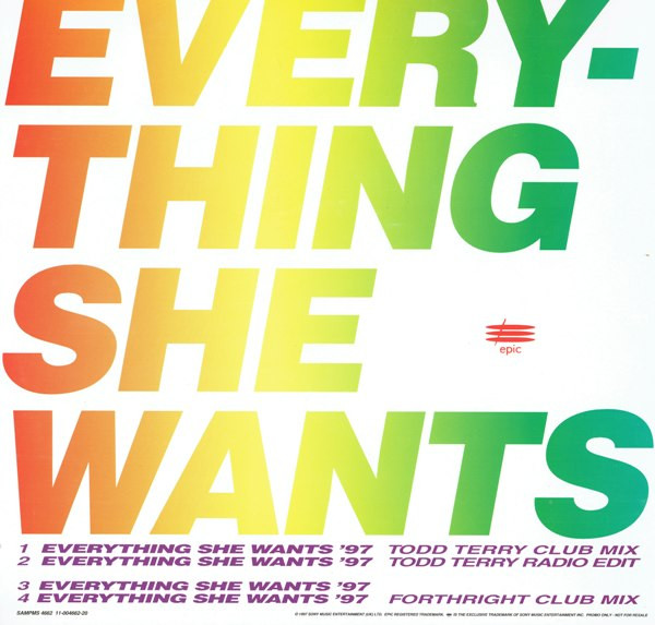 Wham! - Everything She Wants '97 | Epic (SAMPMS 4662) - 2 Wham! - Everything She Wants '97 | Epic (SAMPMS 4662) - 2