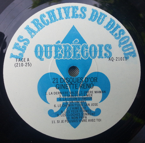 Ginette Reno - Toute Ma Carrière - 21 Disques D'or | Les Archives Du Disque Québécois (AQ-21013) - 3