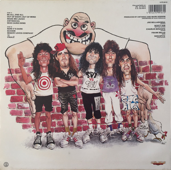 Anthrax - State Of Euphoria | Island Records (ILPS 9916) - 2 Anthrax - State Of Euphoria | Island Records (ILPS 9916) - 2