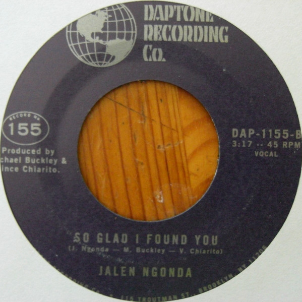 Jalen N'Gonda - That's All I Wanted From You / So Glad I Found You | Daptone Records (DAP-1155) - 2