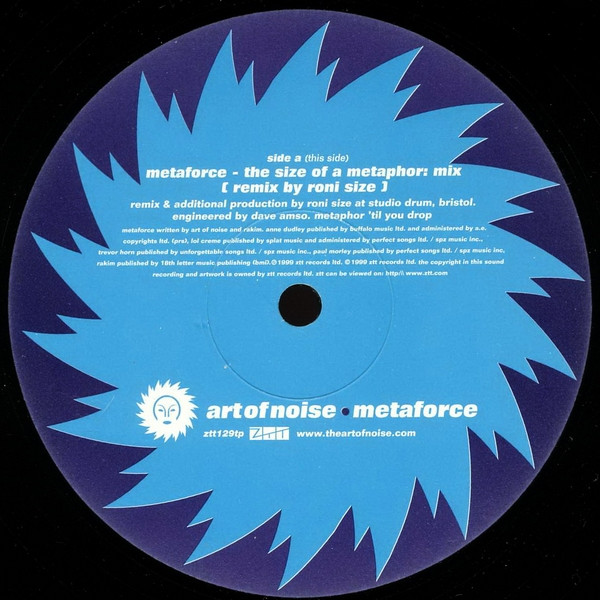 The Art Of Noise - Metaforce | ZTT (ztt129tp) - main