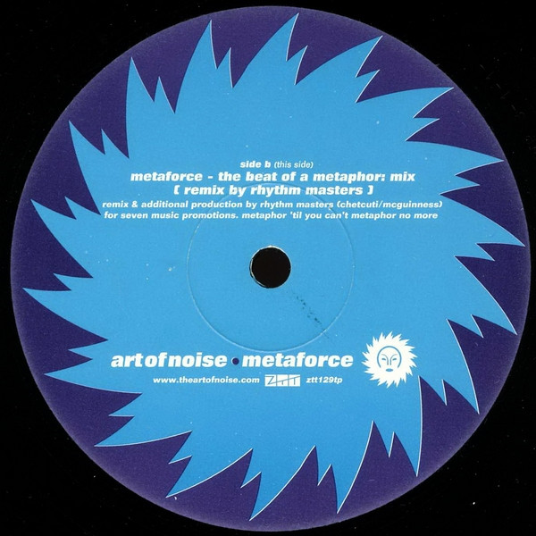 The Art Of Noise - Metaforce | ZTT (ztt129tp) - 2