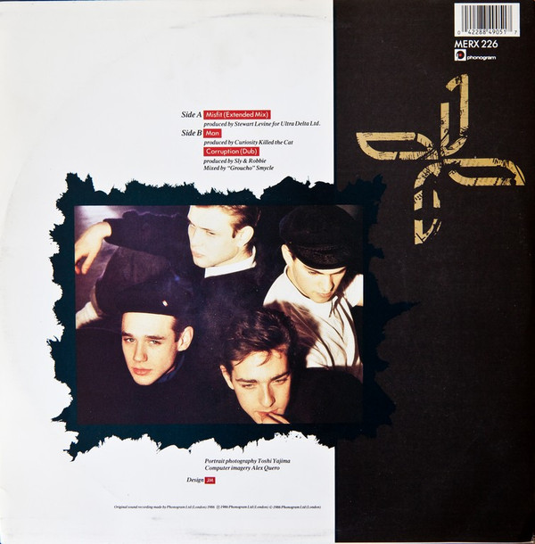 Curiosity Killed The Cat - Misfit | Phonogram (MERX 226) - main Curiosity Killed The Cat - Misfit | Phonogram (MERX 226) - main