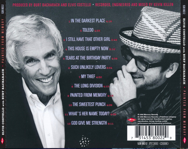 Elvis Costello with Burt Bacharach - Painted From Memory | Mercury (538 002-2) - 2