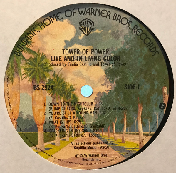 Tower Of Power - Live And In Living Color | Warner Bros. Records (BS 2924) - 3