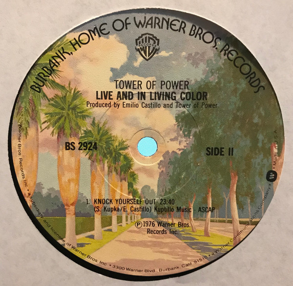 Tower Of Power - Live And In Living Color | Warner Bros. Records (BS 2924) - 4