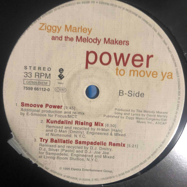 Ziggy Marley And The Melody Makers - Power To Move Ya | Elektra (7559 66112-0) - main
