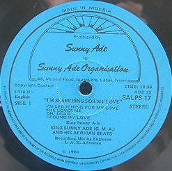 King Sunny Ade & His African Beats - Searching For My Love | Sunny Alade (SALPS 17) - 3