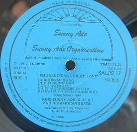 King Sunny Ade & His African Beats - Searching For My Love | Sunny Alade (SALPS 17) - 4