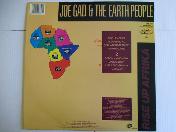Joe Gad & The Earth People - Rise Up Afrika | Gallo Music Productions (EZB 6001) - 3 Joe Gad & The Earth People - Rise Up Afrika | Gallo Music Productions (EZB 6001) - 3