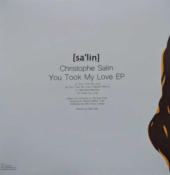 Christophe Salin - You Took My Love EP | Salin Records (Salin006) - 2