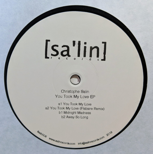 Christophe Salin - You Took My Love EP | Salin Records (Salin006) - 3