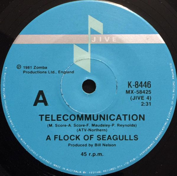 A Flock Of Seagulls - Telecommunication | Jive (K-8446)