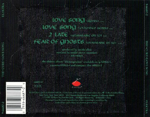 The Cure - Lovesong [CD] | Elektra (9 66687-2) - 2