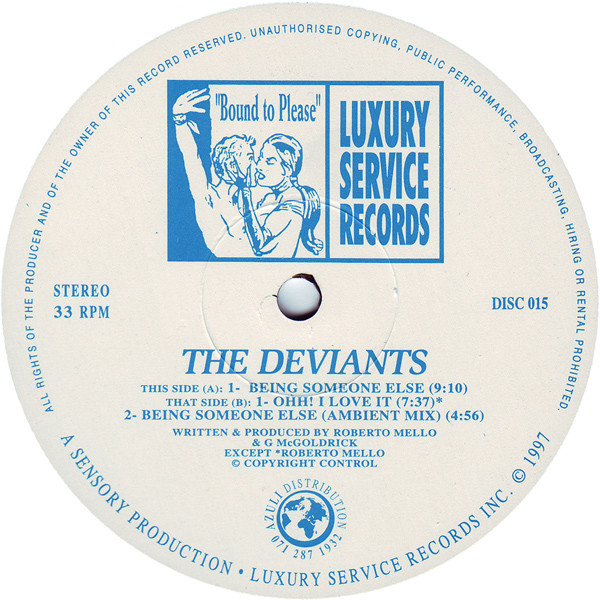 The Deviants - Being Someone Else | Luxury Service Records (DISC 015)