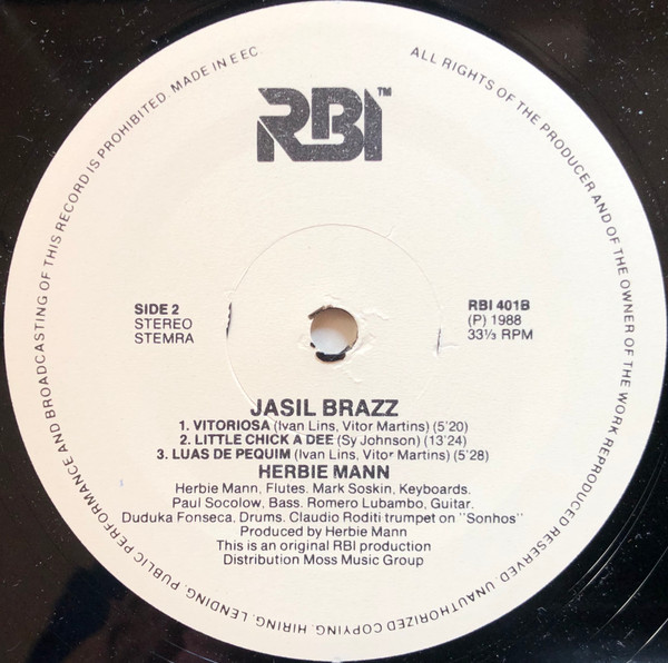 Herbie Mann - Jasil Brazz | RBI (RBI 401) - 4