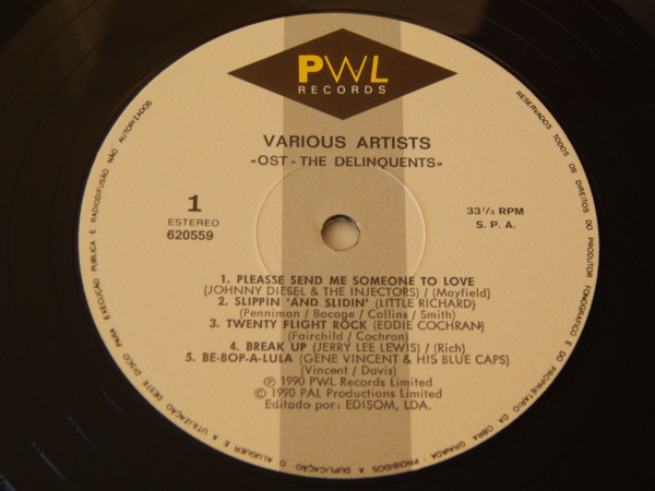 Various - The Delinquents (Original Soundtrack) | PWL Records (620559) - 2 Various - The Delinquents (Original Soundtrack) | PWL Records (620559) - 2