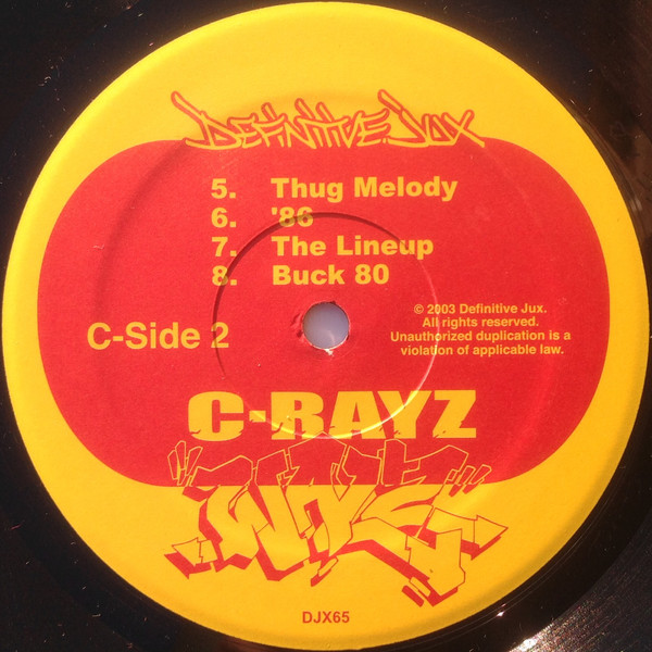 C-Rayz Walz - Ravipops (The Substance) | Definitive Jux (DJX065) - 4