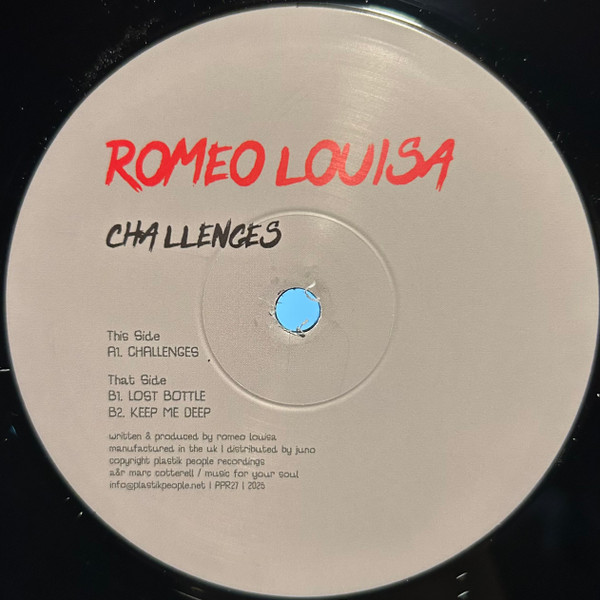 Romeo Louisa - Challenges | Plastik People Recordings (PPR27)