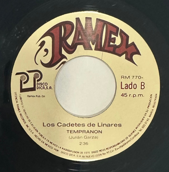 Los Cadetes De Linares - La Venganza De Maria | Ramex (RM 770) - 2