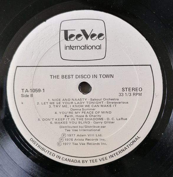 Various - The Best Disco In Town | Tee Vee Records Inc. (TA-1059) - 4 Various - The Best Disco In Town | Tee Vee Records Inc. (TA-1059) - 4