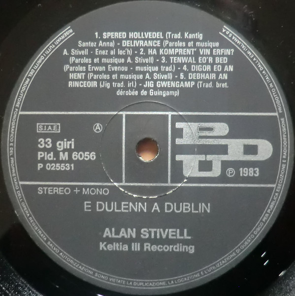 Alan Stivell - In Dublin - Am Baile Atha Cliath Yn Nulyn | PDU (Pld.M 6056) - 3