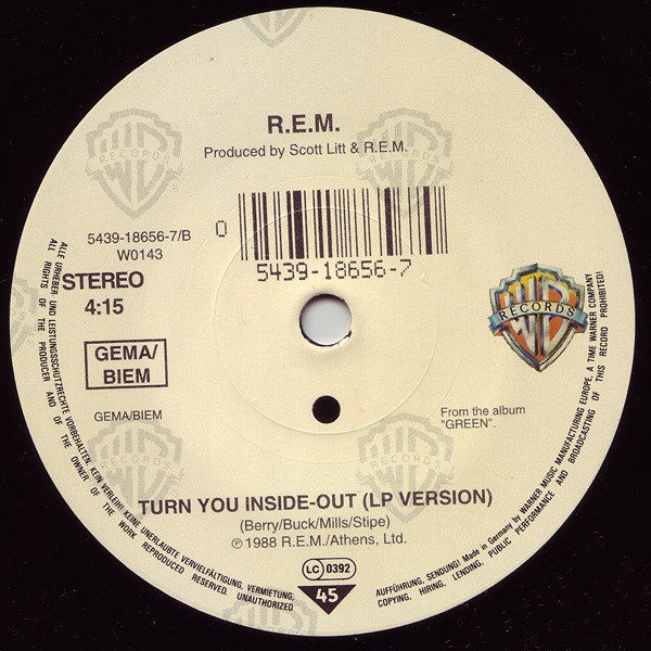 R.E.M. - Man On The Moon | Warner Bros. Records (WO 143) - 4