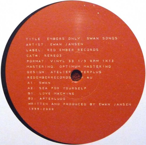 Ewan Jansen - Swan Songs | Red Ember Records (REREO3) - 2 Ewan Jansen - Swan Songs | Red Ember Records (REREO3) - 2