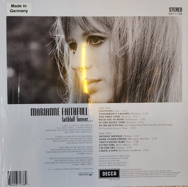 Marianne Faithfull - Faithfull Forever... | Decca (5971738) - 2