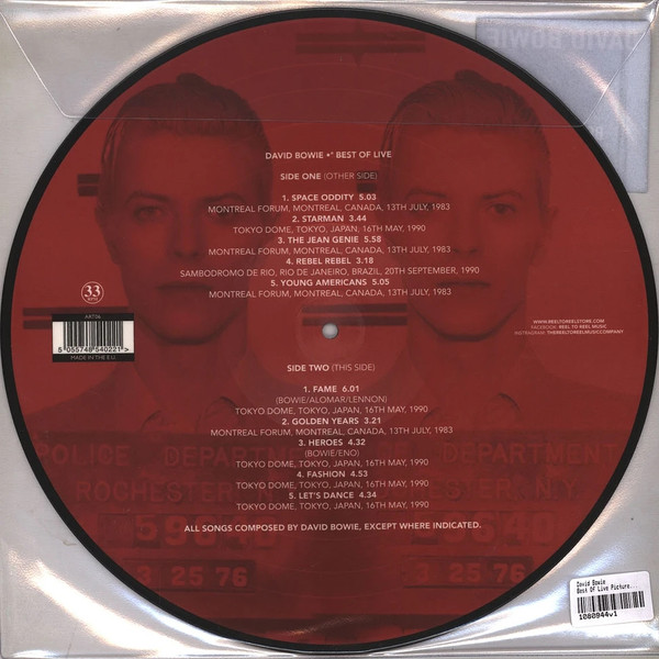 David Bowie - Best Of Live | Reel-To-Reel Music Company (ART06) - 2 David Bowie - Best Of Live | Reel-To-Reel Music Company (ART06) - 2