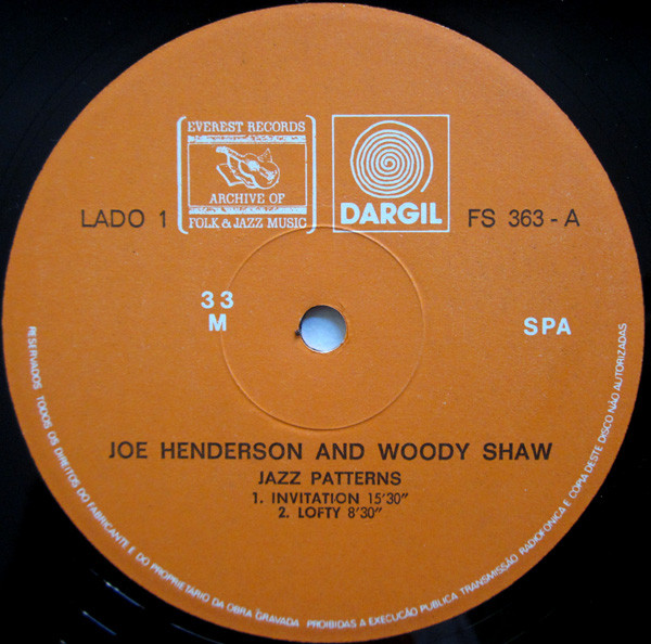 Joe Henderson And Woody Shaw - Jazz Patterns | Everest Records Archive Of Folk & Jazz Music (FS-363) - 3