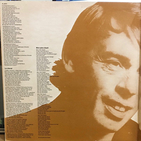 Jacques Brel - La Chanson Des Vieux Amants 2 | Barclay (MOV-9.016) - 2