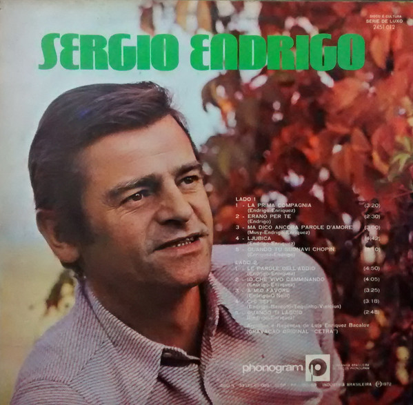 Sergio Endrigo - Sergio Endrigo | Polydor (2451012) - 2