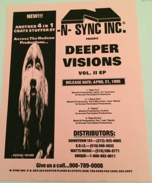 Various - Deeper Visions Vol. II EP | -N-Sync Inc. (NS1600) - main