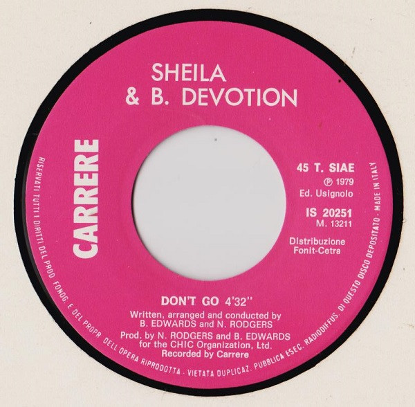 Sheila & B. Devotion - Spacer | Carrere (IS 20251) - 4