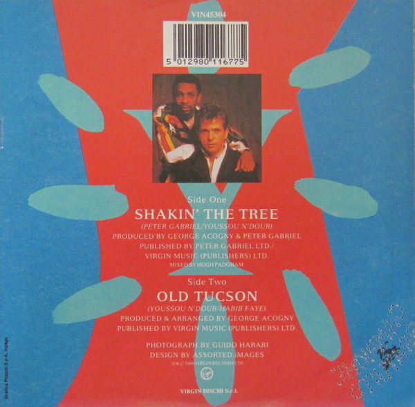 Youssou N'Dour & Peter Gabriel - Shakin' The Tree | Virgin (VIN 45304) - 2