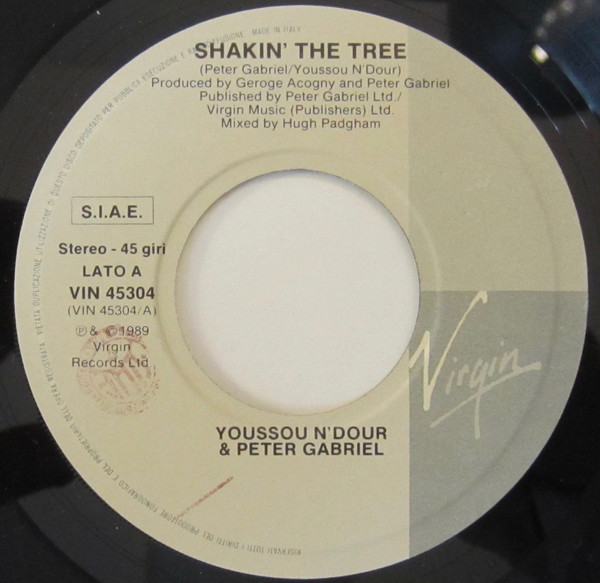 Youssou N'Dour & Peter Gabriel - Shakin' The Tree | Virgin (VIN 45304) - 4