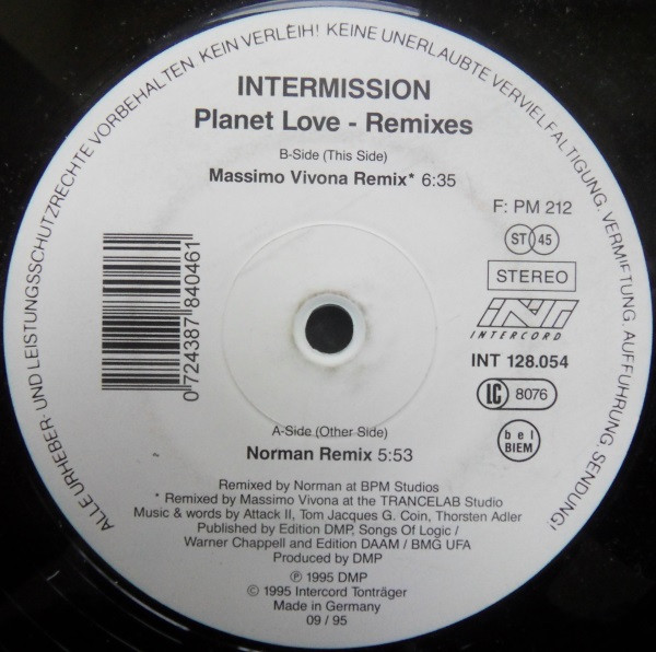 Intermission - Planet Love (Remixes) | Blow Up (INT 128.054) - main Intermission - Planet Love (Remixes) | Blow Up (INT 128.054) - main